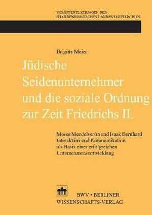 Jüdische Seidenunternehmer und die soziale Ordnung zur Zeit Friedrichs II. de Brigitte Meier