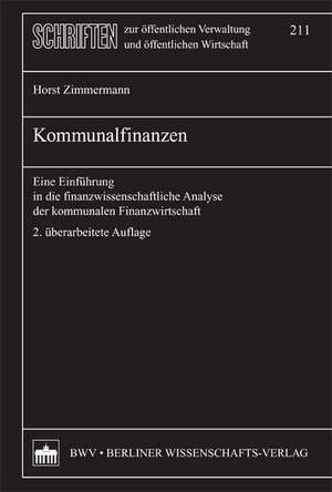 Kommunalfinanzen de Horst Zimmermann