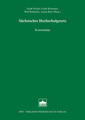 Sächsisches Hochschulgesetz de Frank Nolden