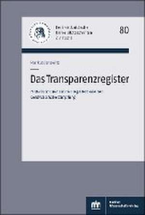 Das Transparenzregister de Markus Jurawitz