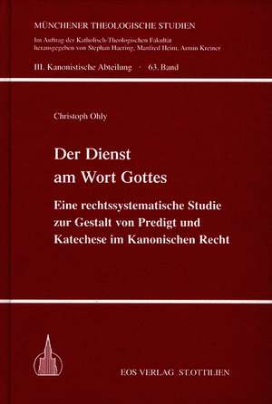 Der Dienst am Wort Gottes de Christoph Ohly