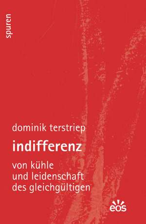 Indifferenz - Von Kühle und Leidenschaft des Gleichgültigen de Dominik Terstriep