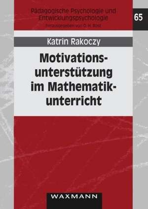 Motivationsunterstützung im Mathematikunterricht de Katrin Rakoczy