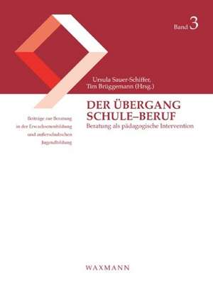 Der Übergang Schule¿Beruf de Ursula Sauer-Schiffer