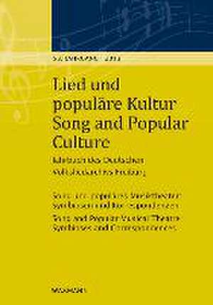 Lied und populäre Kultur - Song and Popular Culture 58 (2013) de Michael Fischer