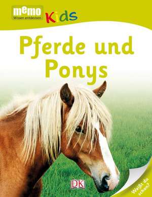 memo Kids. Pferde und Ponys de Maria Zettner