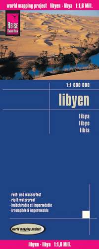 Reise Know-How Landkarte Libyen (1:1.600.000)