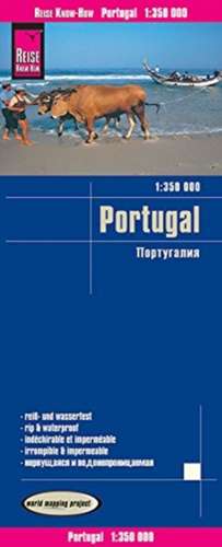 Reise Know-How Landkarte Portugal (1:350.000) de Reise Know-How Verlag Peter Rump