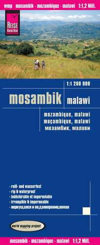 Reise Know-How Landkarte Mosambik, Malawi (1:1.200.000)