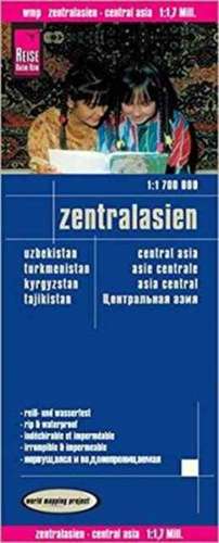 Reise Know-How Landkarte Zentralasien / Central Asia (1:1.700.000) : Usbekistan, Kirgisistan, Turkmenistan und Tadschikistan de Reise Know-How Verlag Peter Rump