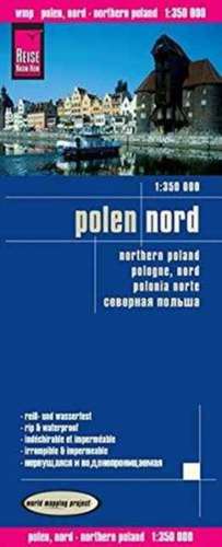 Reise Know-How Landkarte Polen, Nord 1 : 350.000 de Reise Know-How Verlag Peter Rump