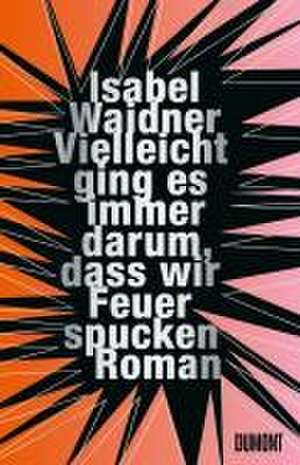 Vielleicht ging es immer darum, dass wir Feuer spucken de Isabel Waidner