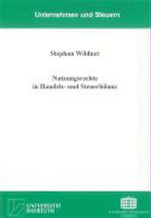 Nutzungsrechte in Handels- und Steuerbilanz de Stephan Wildner