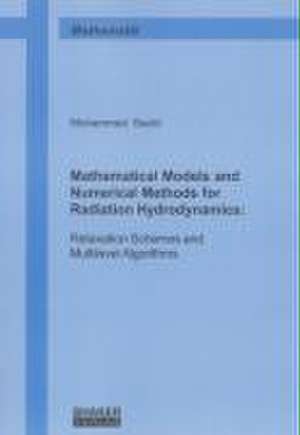 Mathematical Models and Numerical Methods for Radiation Hydrodynamics de Mohammed Seaid