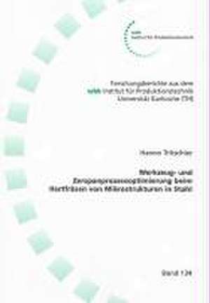 Werkzeug- und Zerspanprozessoptimierung beim Hartfräsen von Mikrostrukturen in Stahl de Hanno Tritschler