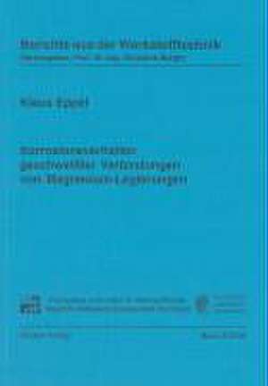 Korrosionsverhalten geschweißter Verbindungen von Magnesium-Legierungen de Klaus Eppel