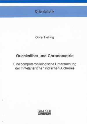 Quecksilber und Chronometrie de Oliver Hellwig