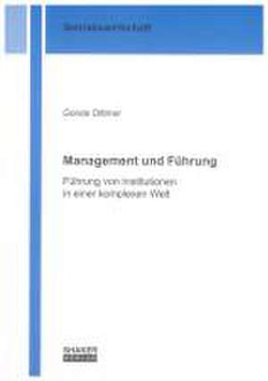 Management und Führung de Gonde Dittmer