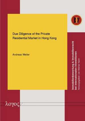 Due Diligence of the Private Residential Market in Hong Kong