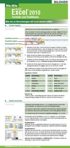 Wo&Wie: Excel 2010 - Formeln und Funktionen de Inge Baumeister