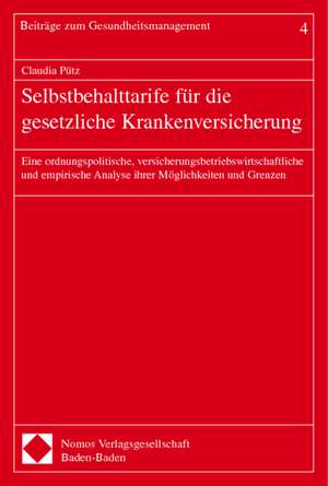 Selbstbehalttarife für die gesetzliche Krankenversicherung de Claudia Pütz