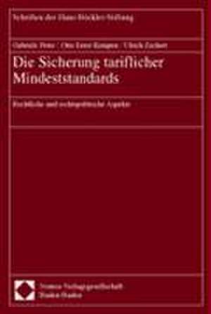 Die Sicherung tariflicher Mindeststandards de Gabriele Peter