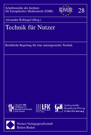 Technik für Nutzer de Alexander Roßnagel