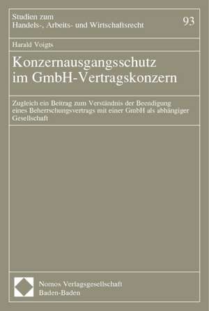 Konzernausgangsschutz im GmbH-Vertragskonzern