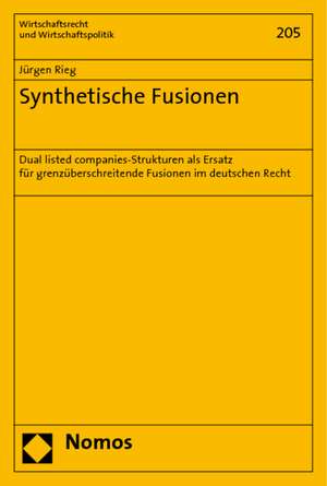 Synthetische Fusionen de Jürgen Rieg