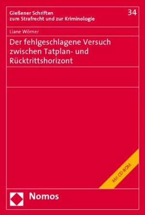 Der fehlgeschlagene Versuch zwischen Tatplan und Rücktrittshorizont de Liane Wörner