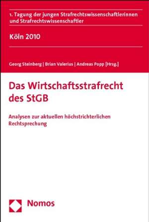 Das Wirtschaftsstrafrecht des StGB de Andreas Popp