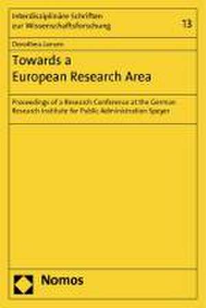 Towards a European Research Area de Dorothea Jansen