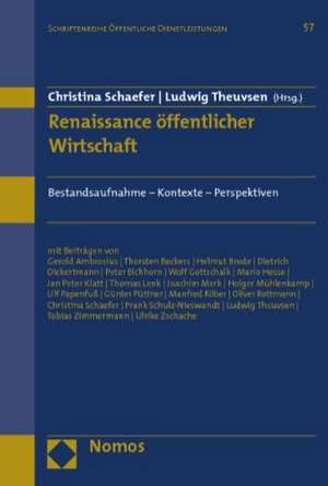 Renaissance öffentlicher Wirtschaft de Christina Schaefer