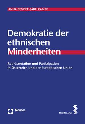 Demokratie der ethnischen Minderheiten de Anna Bender-Säbelkampf