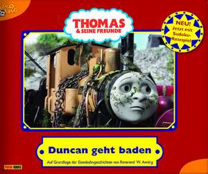 Thomas und seine Freunde: Geschichtenbuch 18: Duncan geht baden de Holger Riffel