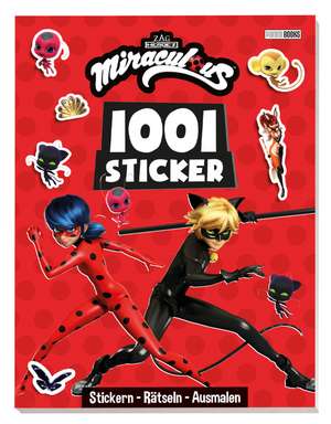 Miraculous: 1001 Sticker: Stickern - Rätseln - Ausmalen de Panini