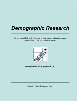 Demographic Research, Volume 7 de MPI für demografische Forschung