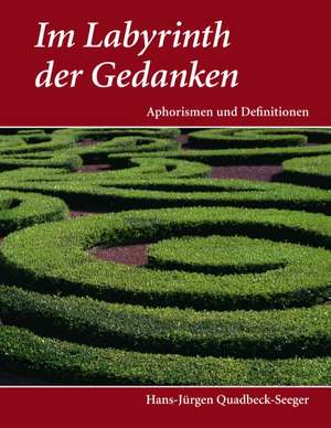 Im Labyrinth der Gedanken de Hans-Jürgen Quadbeck-Seeger