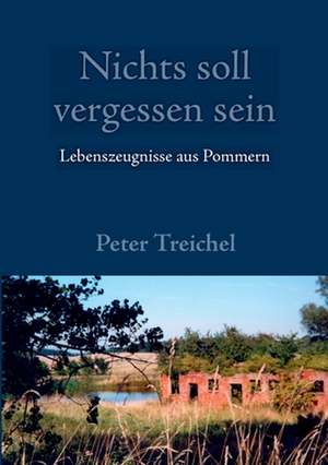 Nichts soll vergessen sein de Peter Treichel