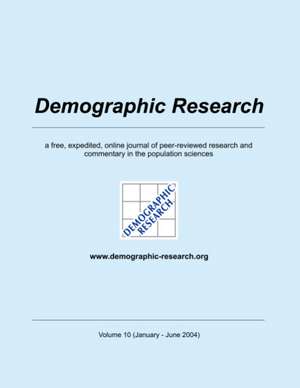 Demographic Research, Volume 10 de Max-Planck-Institute für demograf. Forschung