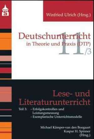 Lese- und Literaturunterricht de Michael Kämper-van den Boogaart