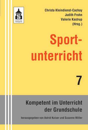 Sportunterricht de Christa Kleindienst-Cachay