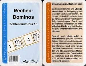 Rechen-Dominos. Zahlenraum bis 10 de Angelika Lange