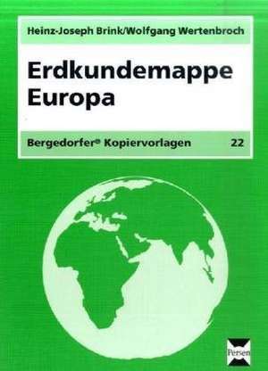 Erdkundemappe Europa de Wolfgang Wertenbroch