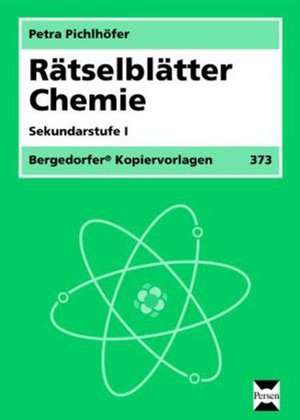 Rätselblätter Chemie de Petra Pichlhöfer