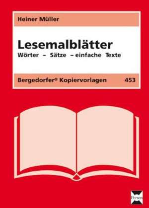 Lesemalblätter de Heiner Müller