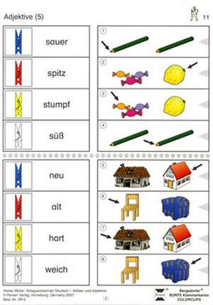 DaZ: Alltagswortschatz - Verben und Adjektive de Heiner Müller