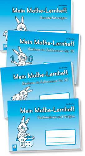 PAKET Mathe 1 (4 Mathe-Lernhefte) de Jan Boesten