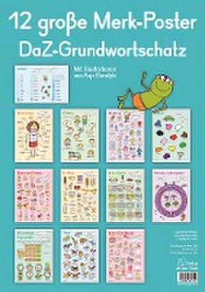 12 große Merk-Poster DaZ-Grundwortschatz de Redaktionsteam Verlag an der Ruhr