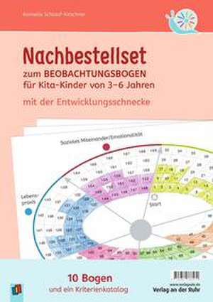 Nachbestellset zum Beobachtungsbogen für Kita-Kinder von 3-6 Jahren de Kornelia Schlaaf-Kirschner